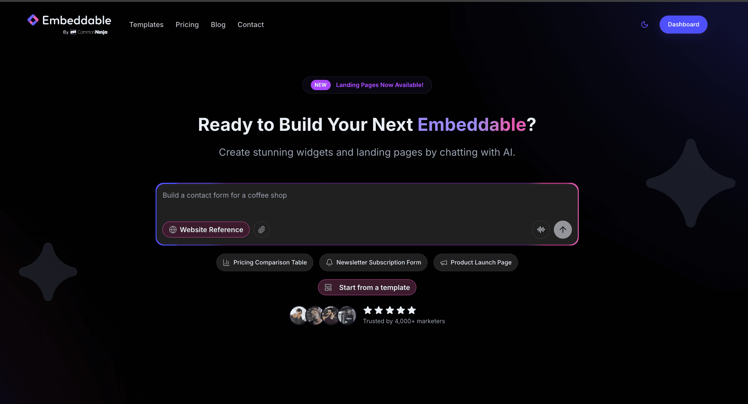 Embeddable Map Widget