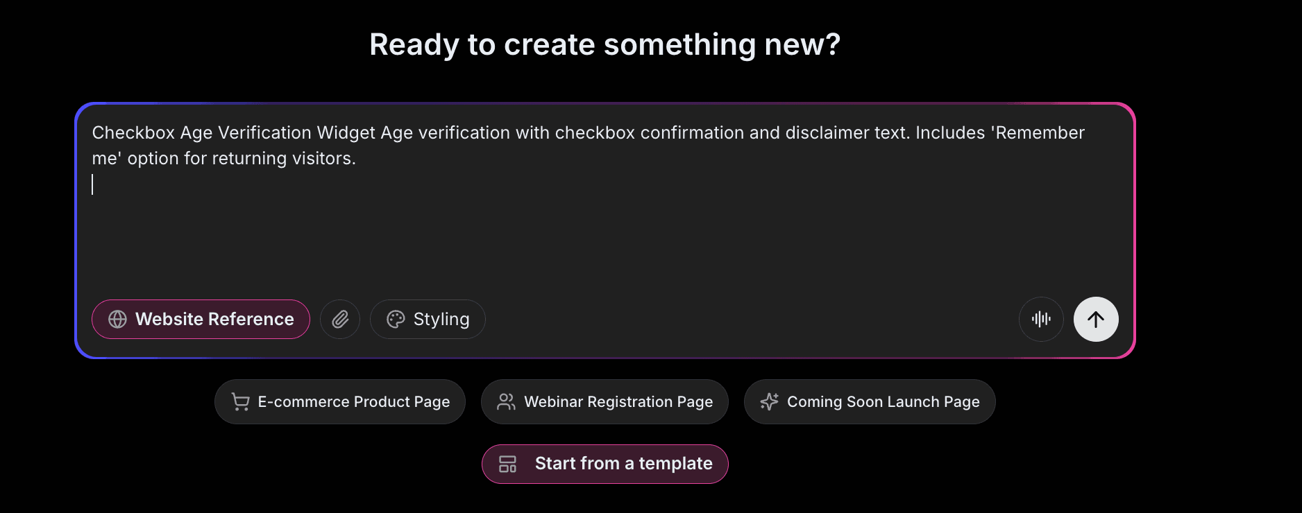 Age Verification Prompt Example