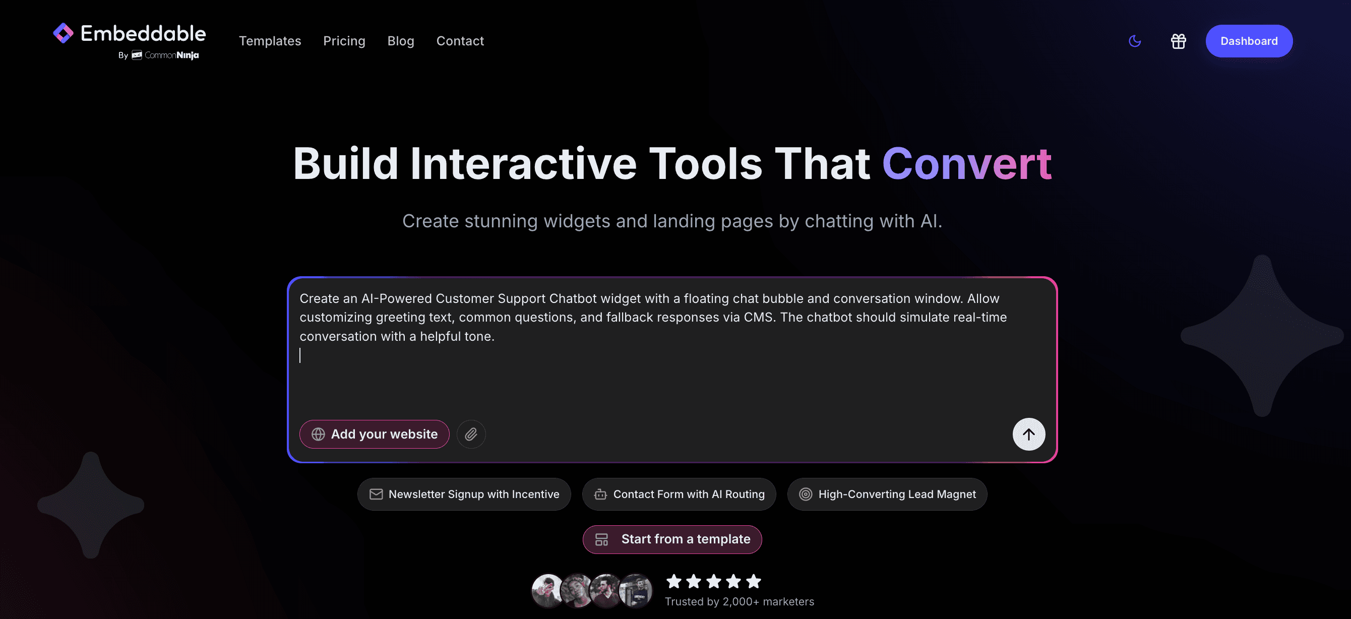 Custom AI Chatbot Prompt Example