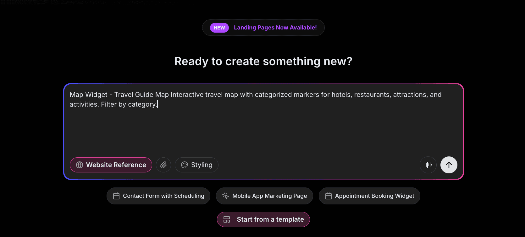 Custom Map Prompt Example
