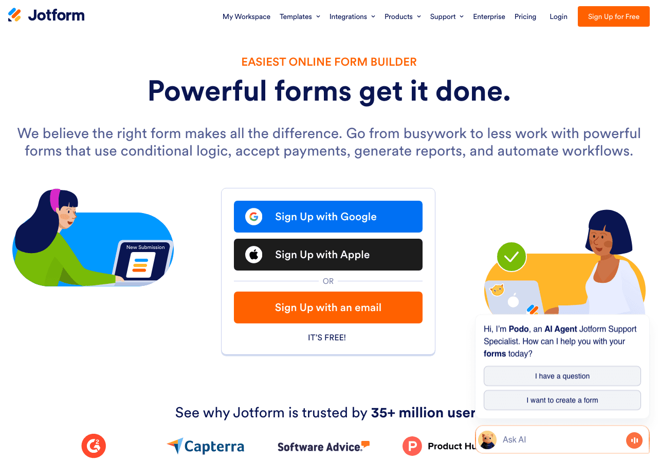 Jotform Screenshot