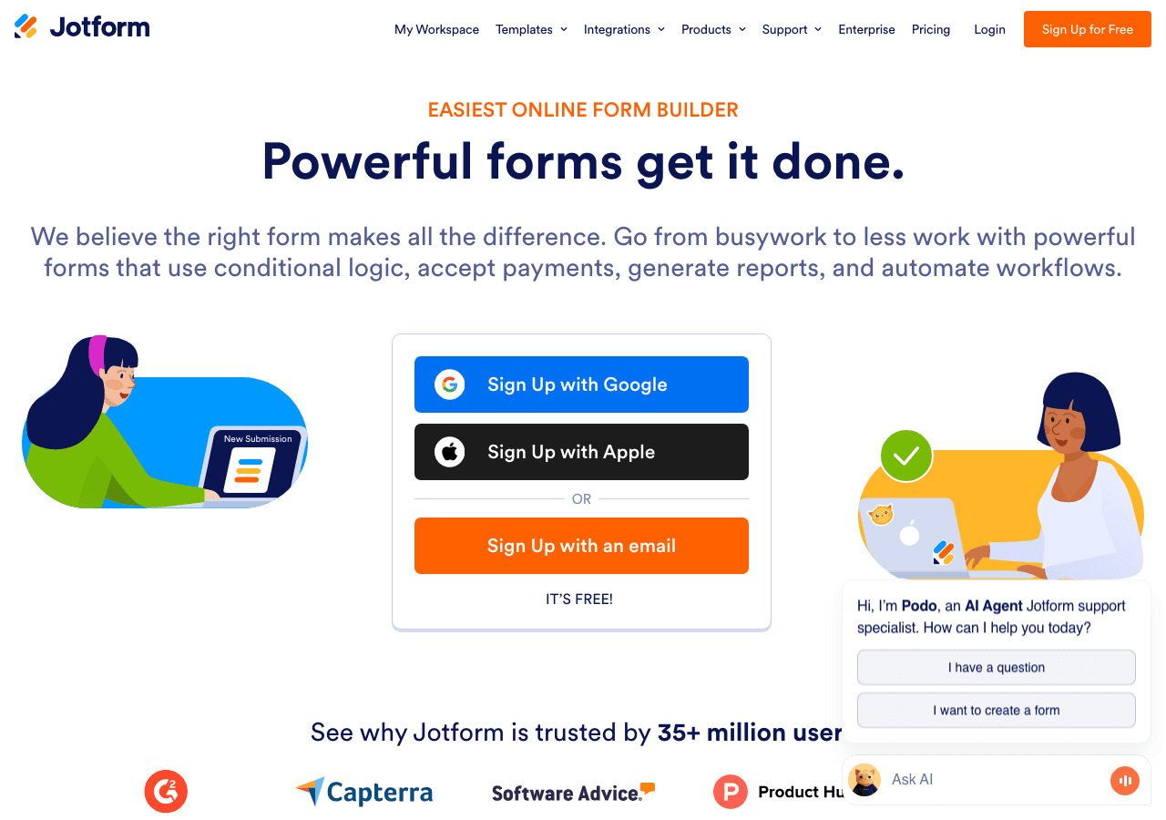 Jotform Screenshot
